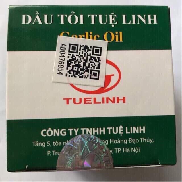 Dầu tỏi tuệ linh  (giúp kiểm soát mỡ máu: giảm cholesterol toàn phần, tăng cường sức đề kháng)