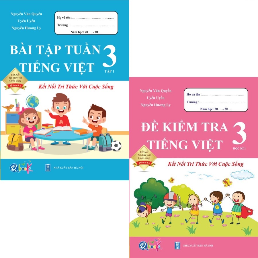 Sách - Combo Bài Tập Tuần và Đề Kiểm Tra Tiếng Việt Lớp 3 - Học Kì 1 - Kết Nối Tri Thức Với Cuộc Sống (2 cuốn)