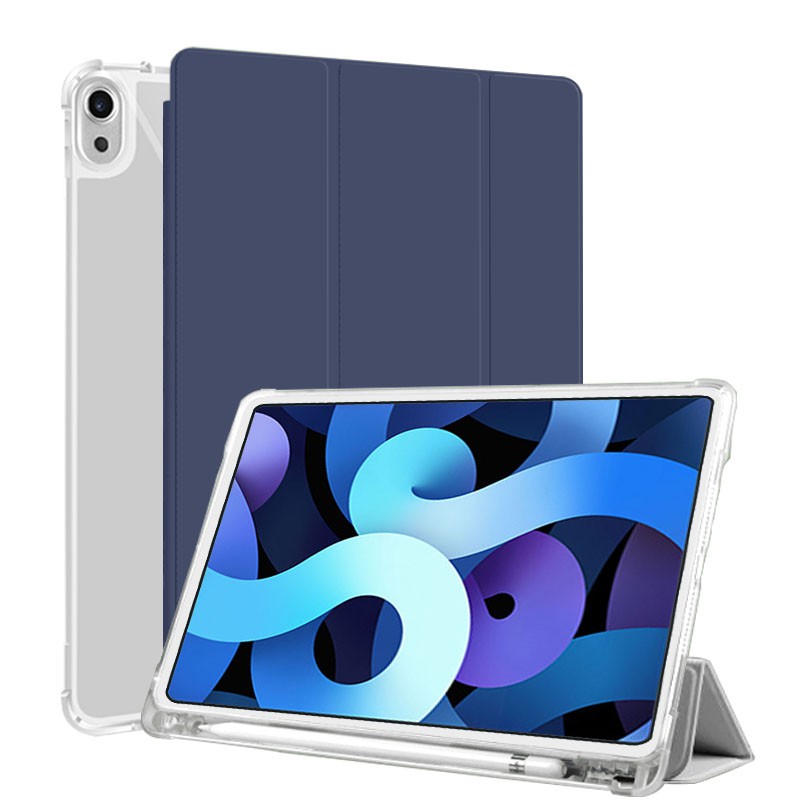 Bao da ipad air 4 10.9 pro 11 iPad 2020 8th 10.2inch Case with Pen slot iPad 6 5gen PU Leather Silicone Soft Smart Cover for iPad Mini 5 2019 Case