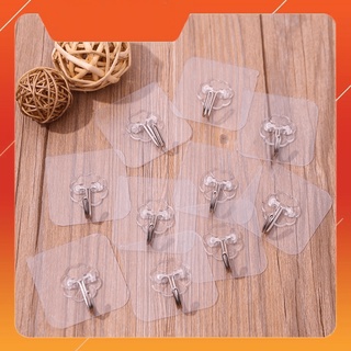 Combo 10 móc dính siêu chắc, siêu chịu lực, móc dán tường chịu lực siêu dính -hangtienichthongminh