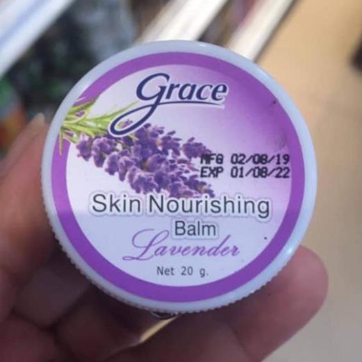 Dầu Cù Là Giúp Ngủ Ngon Ngon, Thư Giãn GRACE Skin Nourishing Balm Lavender 20g - Thái Lan