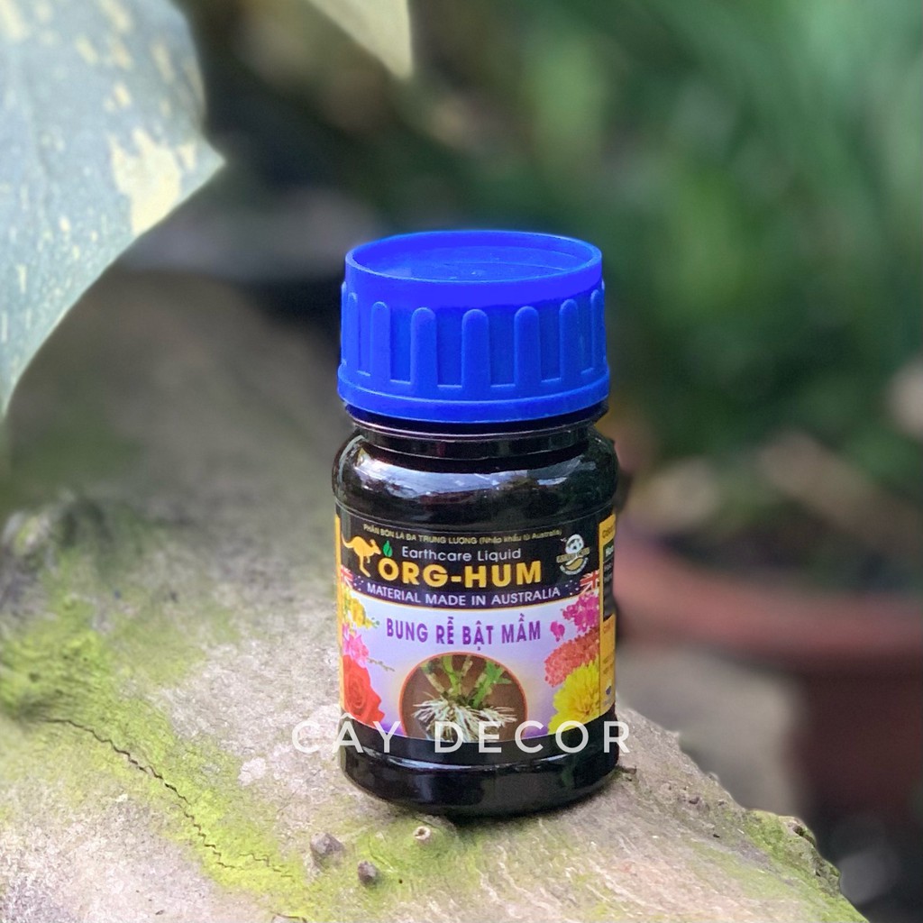 Org Hum [CHUẨN] dưỡng rễ, bổ sung dinh dưỡng, kích rễ, kích chồi, chai 100ml