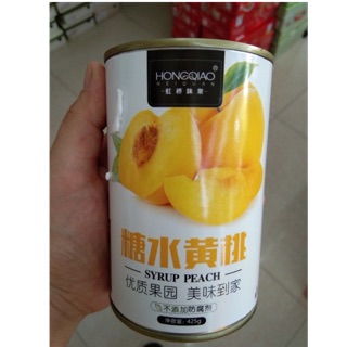 Đào ngâm đóng hộp Hongqiao (12 hộp)