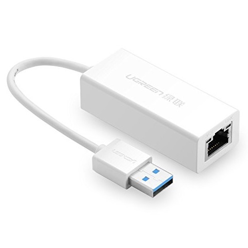 Cáp chuyển USB 3.0 to Lan hỗ trợ 10/100/1000 Mbps chính hãng Ugreen UG-20255