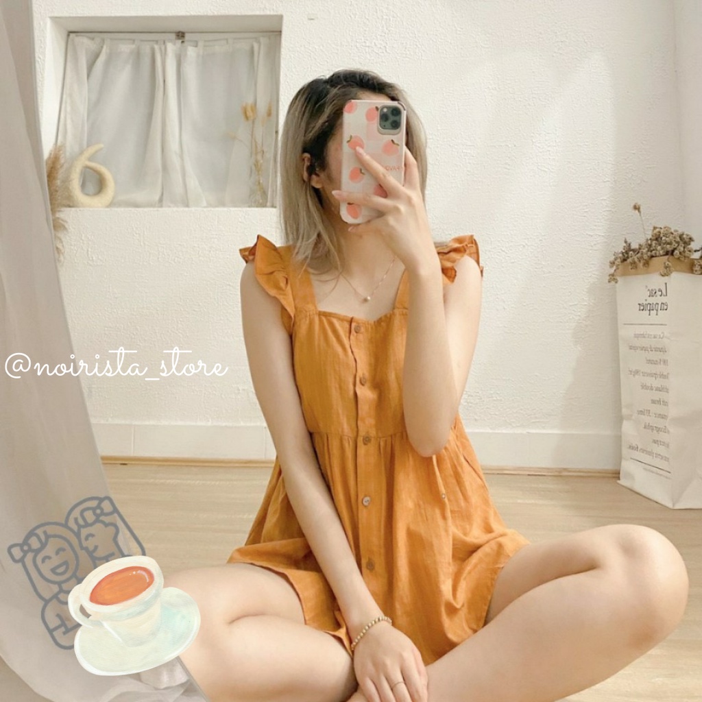 Bộ mặc nhà nữ áo cánh tiên chất đũi cực mát_BN07 | BigBuy360 - bigbuy360.vn