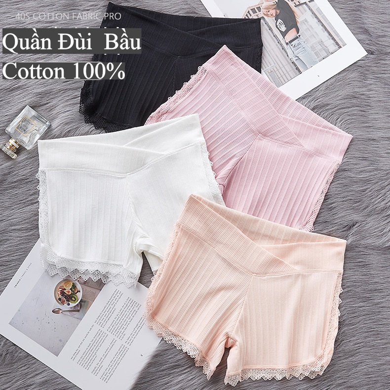 Quần đùi mặc váy an toàn cho mẹ bầu - QB01