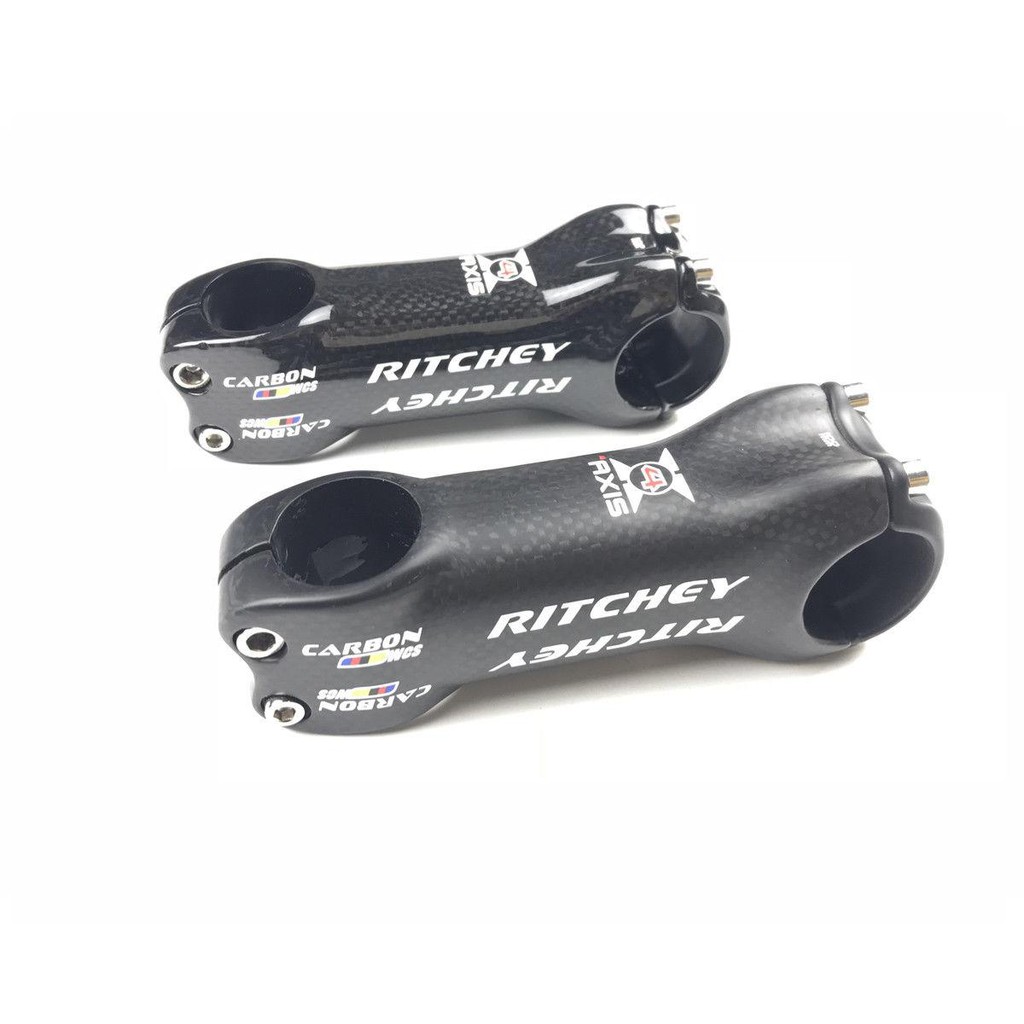 Ritchey wcs 3k glossy / matte full carbon fibre bike stem mtb road bike stand 6°/17° Stem road mtb thân xe đạp 70-120mm