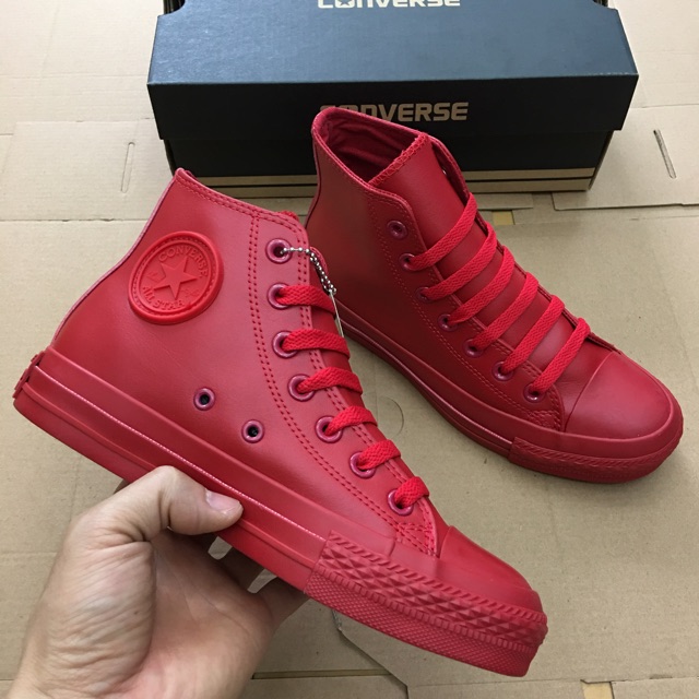 converse rubber red