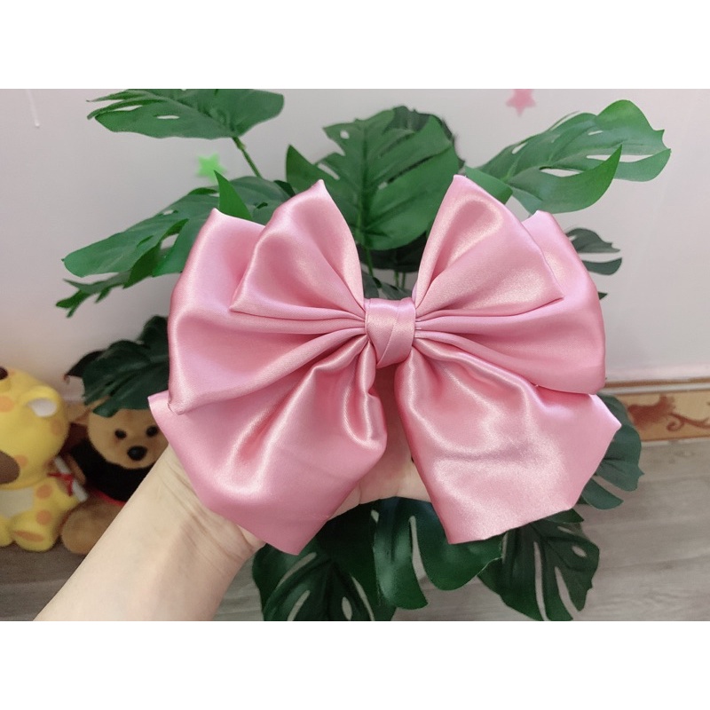 Kẹp nơ tiểu thư xinh xắn cho nữ  ( hàng thiết kế- nơ 3 tầng)