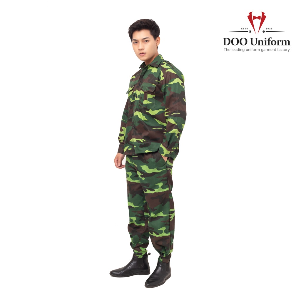 Bộ bảo hộ lao động rằn ri , quần áo bảo hộ lao động V21 vải kaki loại đẹp xịn