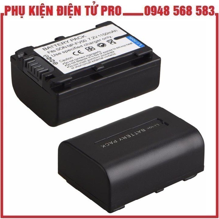 PIN MÁY ẢNH SONY NP-FV50 7.2V 1150MAH CAO CẤP