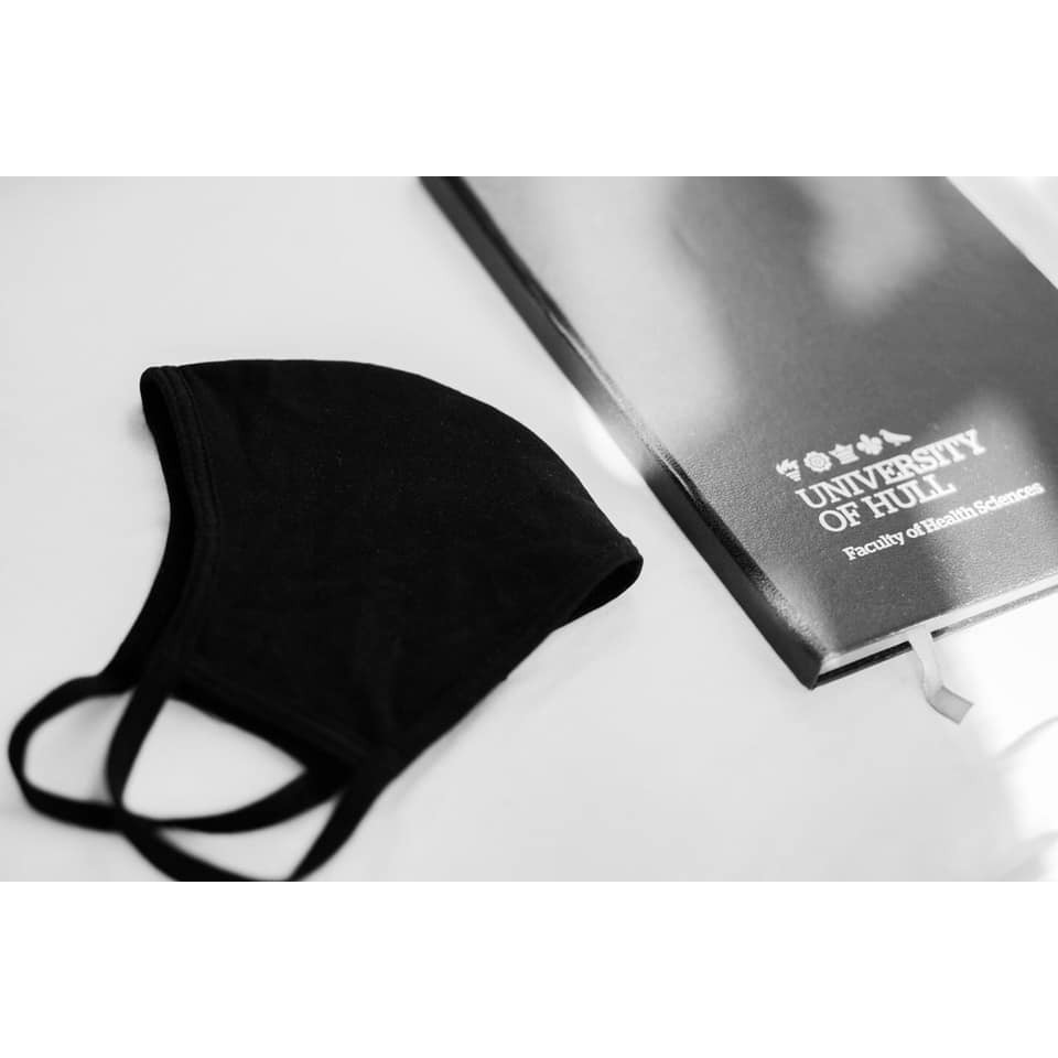 KHẨU TRANG VẢI ĐEN TRƠN COTTON 100% | BigBuy360 - bigbuy360.vn