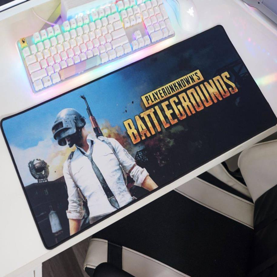 Pad chuột PUBG (700x300x3mm) - (Bàn di chuột/Lót chuột cỡ lớn Size 73 HÀNG CHÍNH HÃNG)