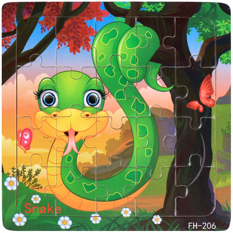 COMBO 10 tranh ghép gỗ 20 mảnh - Puzzle đẹp cho bé