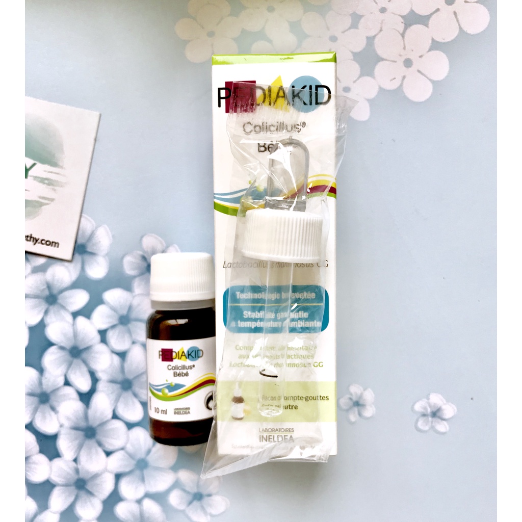 Pediakid Colicillus BéBé – Bổ sung lợi khuẩn giúp cân bằng hệ vi sinh đường ruột, táo bón, tiêu chảy 10ml