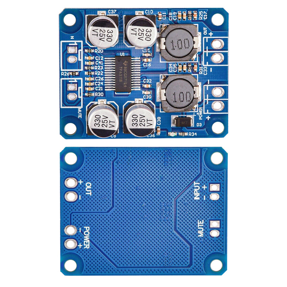 Bảng mạch khuếch đại âm thanh ZIQQUCU Mono TPA3118D2 30W chuyên dụng