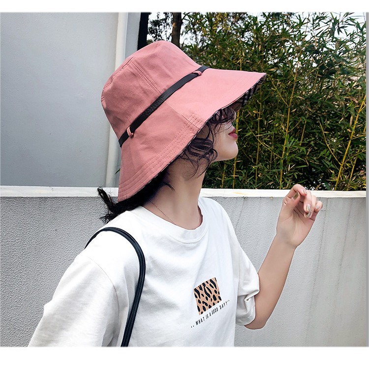 Mũ bucket tai bèo rộng vành vải chống tia uv chất đẹp