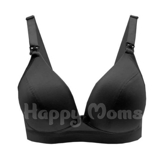 Áo Lót Bầu - Áo Ngực Cho Con Bú 2 Nút Mở HAPPY MOM - Mềm Mịn Thoáng Mát