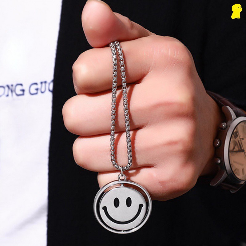 Dây chuyền hình mặt cười thời trang cho cả nam và nữ