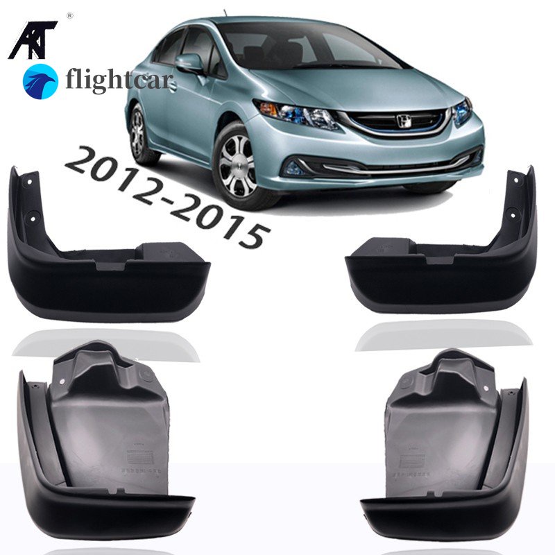 FENDER Tấm Chắn Bùn Trước Sau Chuyên Dụng Cho Honda Civic Sedan 2012-2015 2013 2014