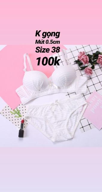 [ Ảnh thật] SB15 Bộ lót trơn trượt Set Lót cơ bản Set Bra không gọng ngực Bộ đồ lót bỏ gọng nâng ngực Sexy | BigBuy360 - bigbuy360.vn