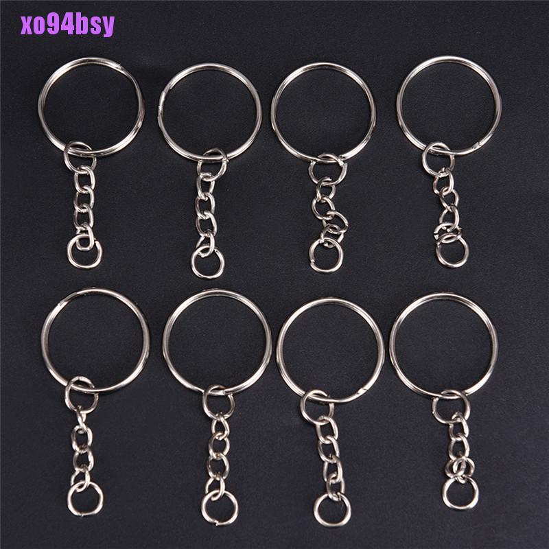 Set 50 Vòng Bạc Bóng 25mm xo94bsy Dùng Làm Móc Khóa Tiện Dụng