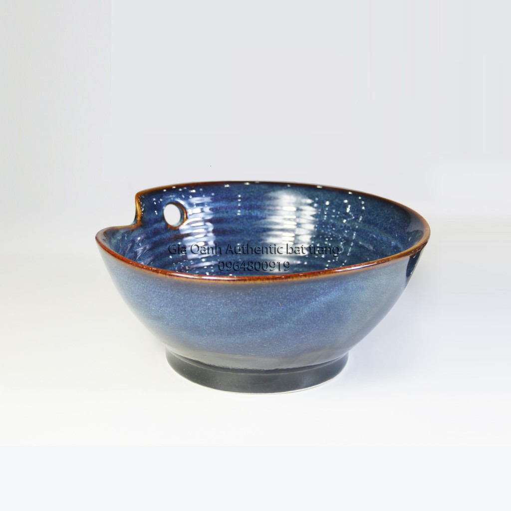 Japanes bowl style - Bát sứ gác đũa kiểu nhật 22cm*9cm- sản phẩm sản xuất tại xưởng gia oanh authentic bat trang