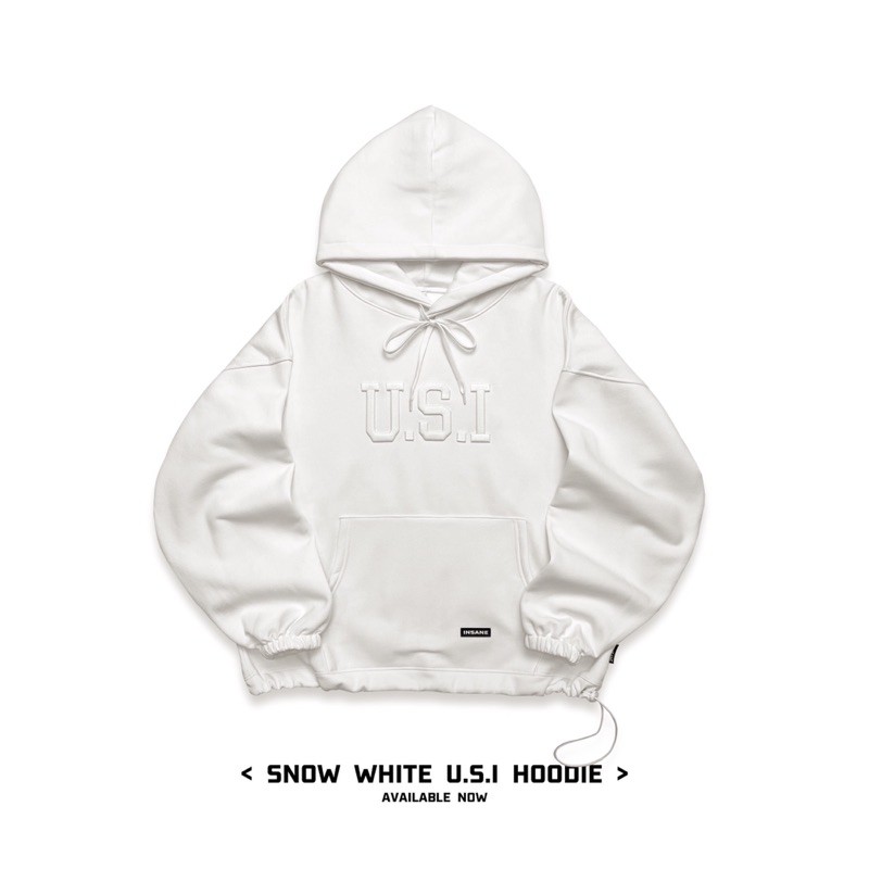[Áo hoodie Insane®] U.S.I Hoodie Ver 2.0 - Snow White