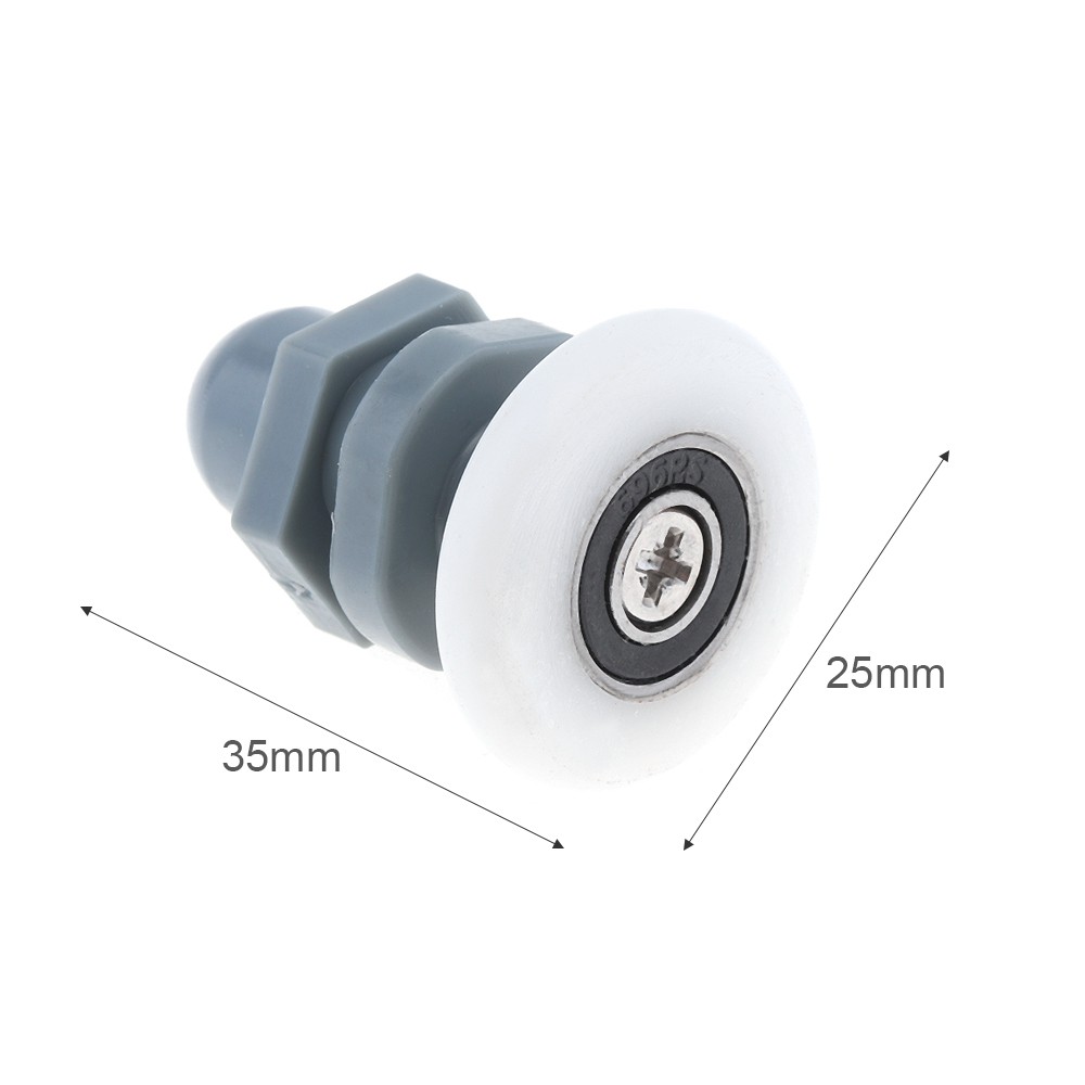 Bánh xe lăn cửa kính nhà tắm kích thước 25mm chất lượng cao