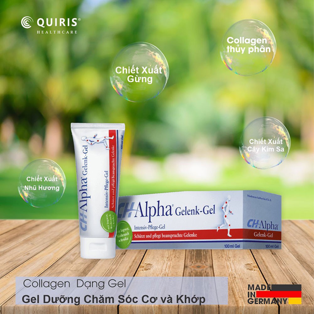 CH-Alpha GEL GIÚP GIẢM ĐAU, SƯNG KHỚP