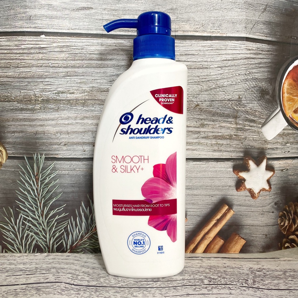 Dầu gội Head &amp; Shoulders Suôn Mềm Óng Mượt Thái Lan 410ml
