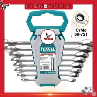 8-19mm bộ cờ lê vòng miệng 8 chi tiết total tht102rk086