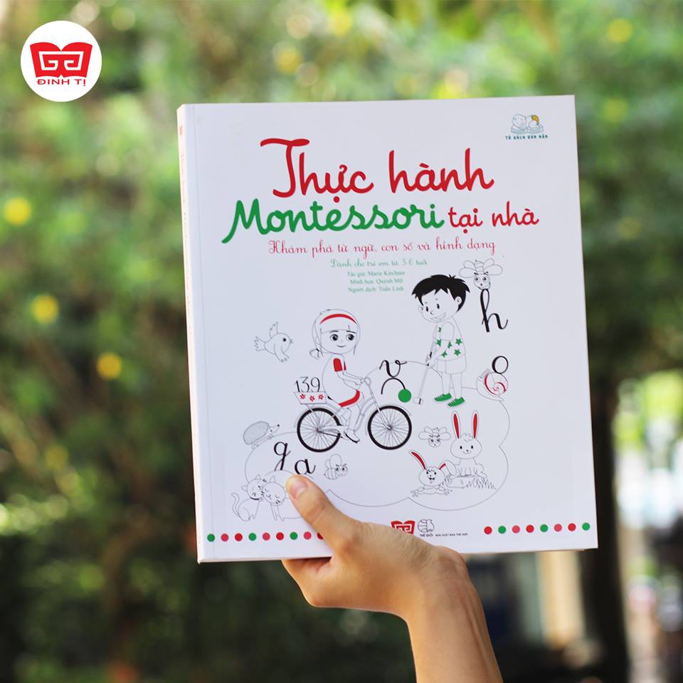 SÁCH - Thực hành Montessori tại nhà ( 2 CUỐN )