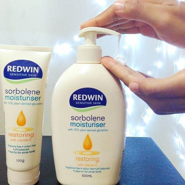 [ HOT SALE ] Kem dưỡng da toàn thân làm mềm mịn da trắng sáng REDWIN Sorbolene Moisturiser Restoring With Vitamin E