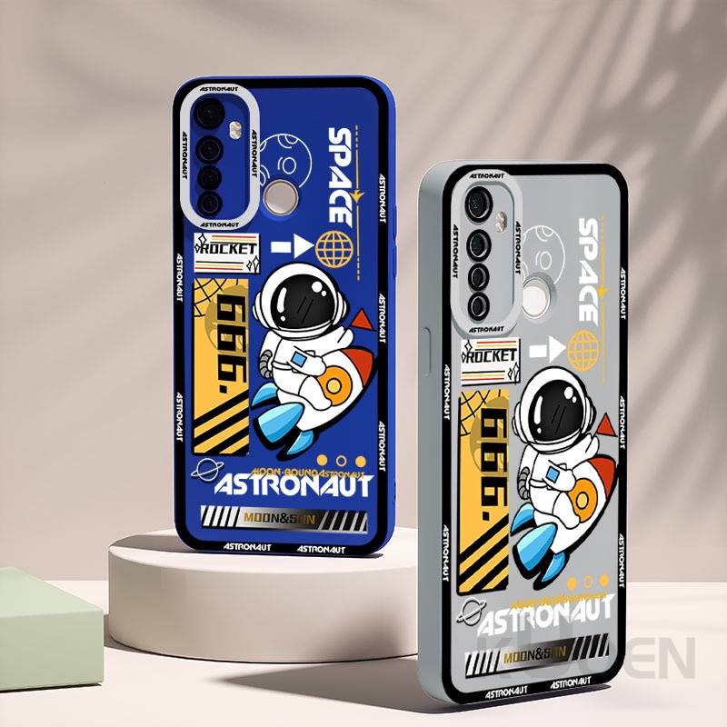 Ốp Điện Thoại TPU Mềm Hình Nasa Cho Realme 5 6 pro 5i 5s 6s 7i C3 C17