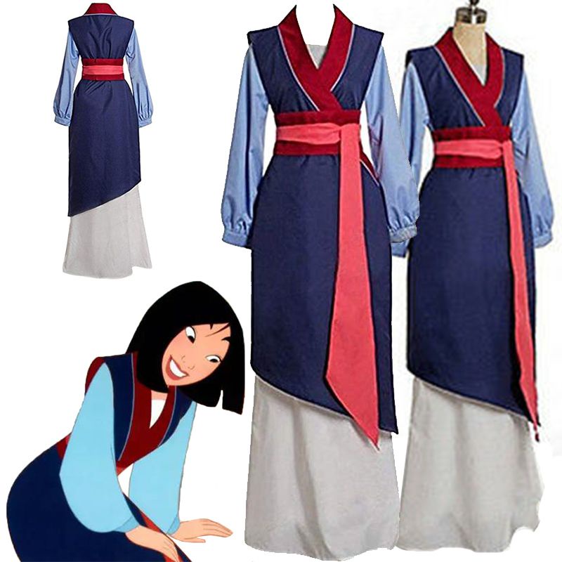 Bộ Kimono Hóa Trang Nhân Vật Mulan Cho Người Lớn Và Trẻ Em