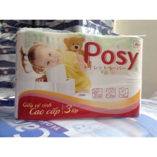 10 bịch giấy vệ sinh posy 6 cuộn