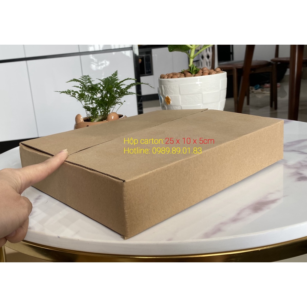 83Store- Combo 50hộp 25x10x5 Hộp carton đóng hàng 25*10*5