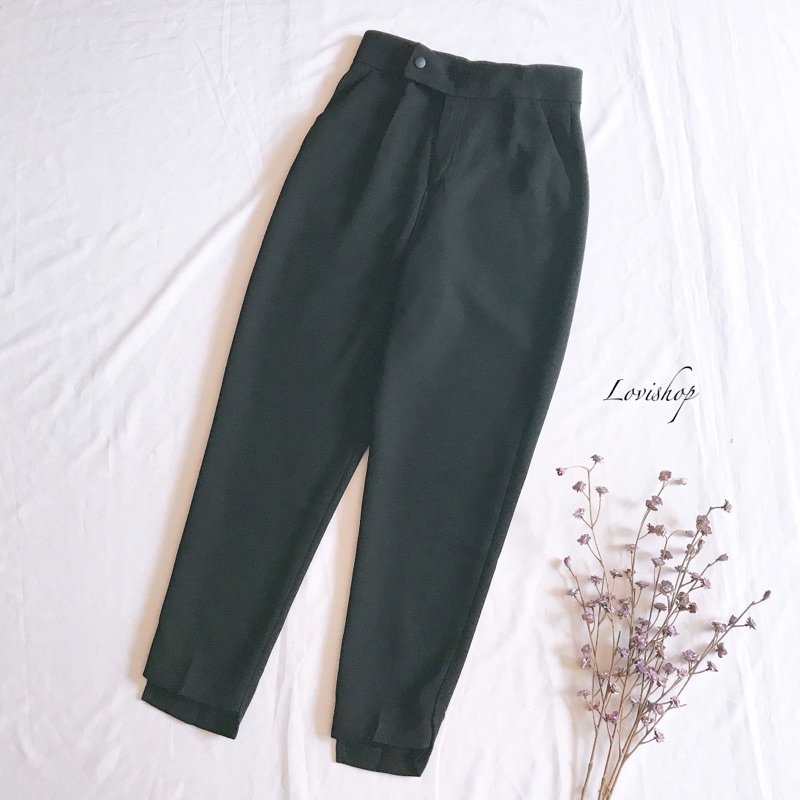 Quần tây gấu lệch Quần baggy tây lệch gấu Lovi