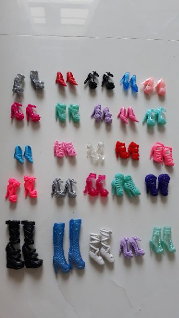20 đôi giày Búp bê Barbie, Xinyi, Licca, búp bê 30cm ngẫu nhiên