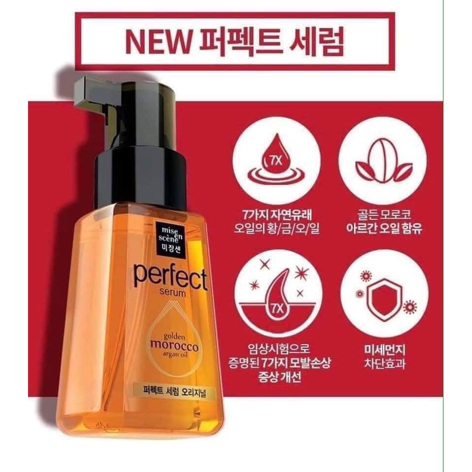 Serum Dưỡng Tóc  Misen Scene 💖Freeship💖 Giảm 10k Khi Nhập[my_pham] Dưỡng tóc Missen mẫu mới 2020