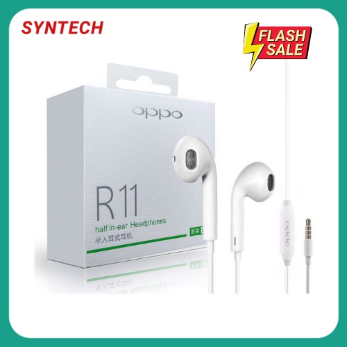 Tai nghe OPPO R11 chính hãng âm thanh chuẩn , phù hợp nhiều dòng máy chân tròn 3.5mm