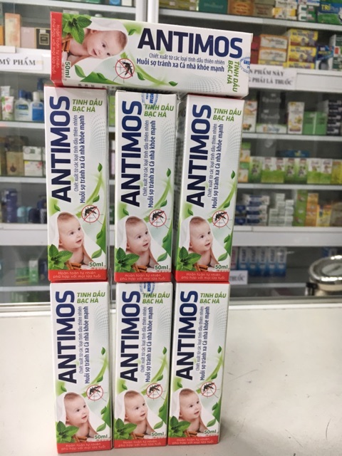 ✅ Antimos xịt chống muỗi an toàn cho bé yêu , date xa