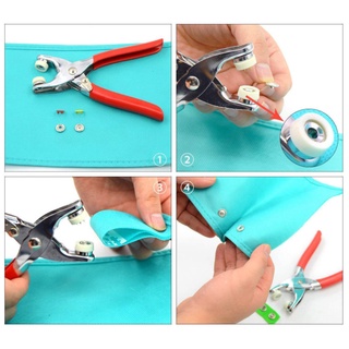 Combo 6 bộ cúc bấm sắt 4 chi tiết 9mm