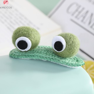 Kẹp Tóc Mái Đan Len Hình 2 Mắt 3D Cute