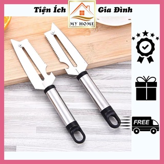 Dao bào 2 lưỡi đa năng, dao bào gọt trái cây rau củ quả tiện dụng, dụng cụ nhà bếp