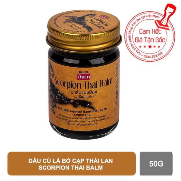 Dầu cù là bò cạp thái lan Scorpion Thai Balm 50g