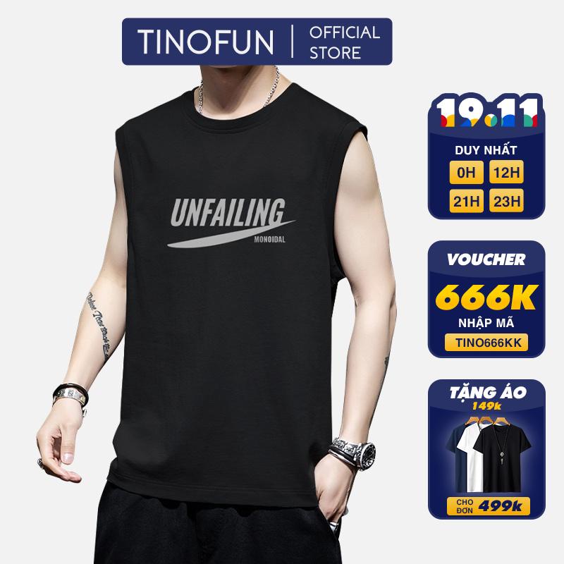 Áo ba lỗ nam TINOFUN Áo thun nam 3 lỗ đẹp tập gym co giãn mềm mịn mã MK phong cách Hàn Quốc Tanktop