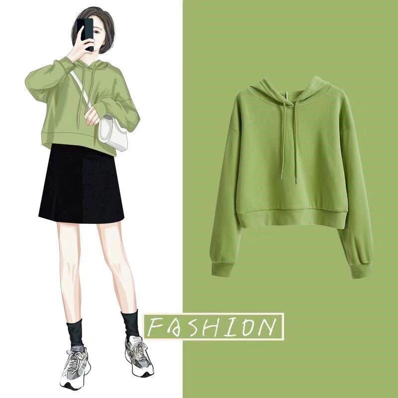 Áo Hoodie Lửng Thời Trang Trẻ Trung Dành Cho Nữ | BigBuy360 - bigbuy360.vn