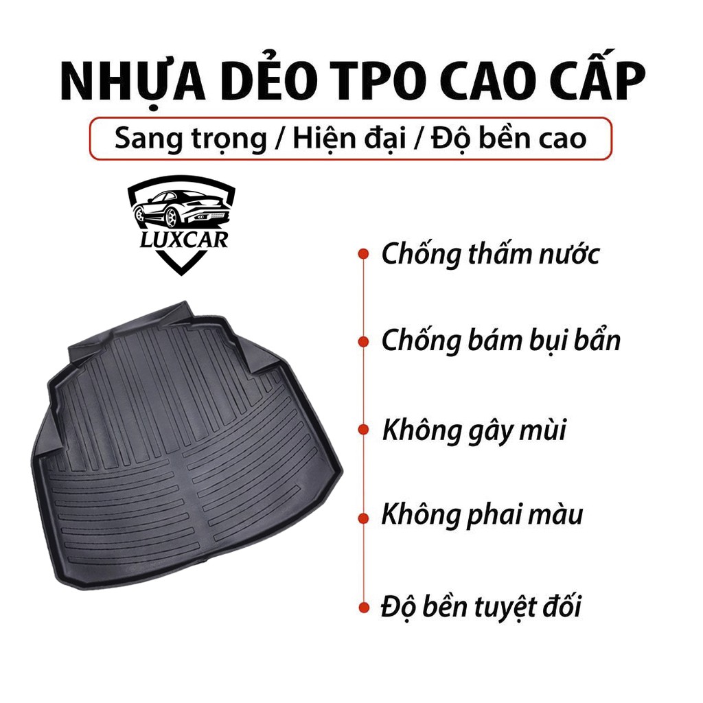 Lót cốp ô tô MERCEDES, chất liệu nhựa dẻo TPO cao cấp LUXCAR (full các dòng xe của hãng)